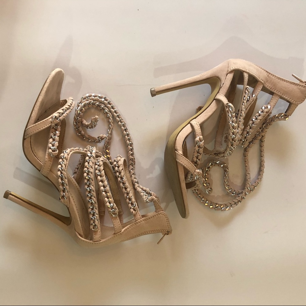 Misguided Lace Up Heels